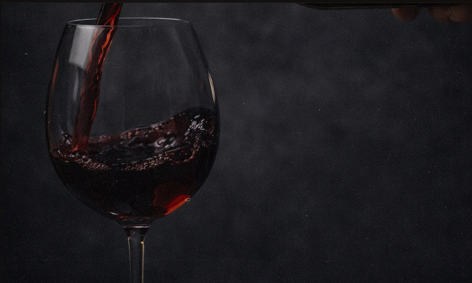 Wine being poured
